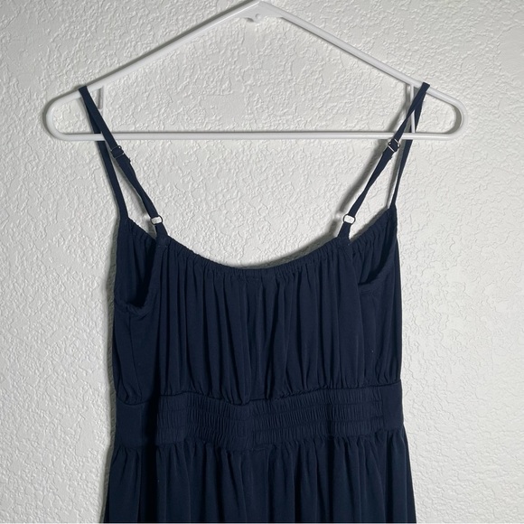 Banana Republic Dress Midi Spaghetti Strap Summer Dress Women’s Size Small Blue - Picture 5 of 9